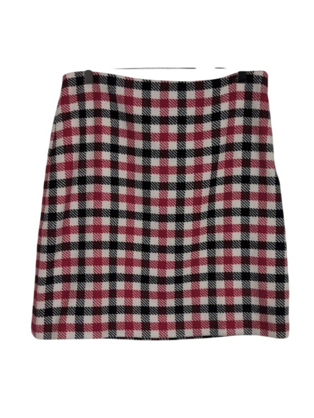 Talbots Plaid Mini Skirt Womens Size 12 Academia Grunge Preppy Lined Wool NEW